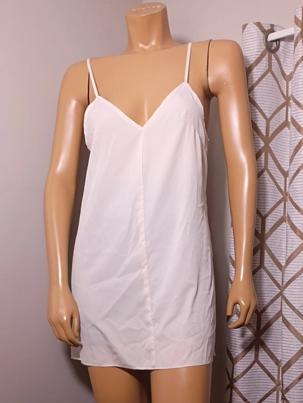 Free‎ People Cream V-Neck Slip Dress